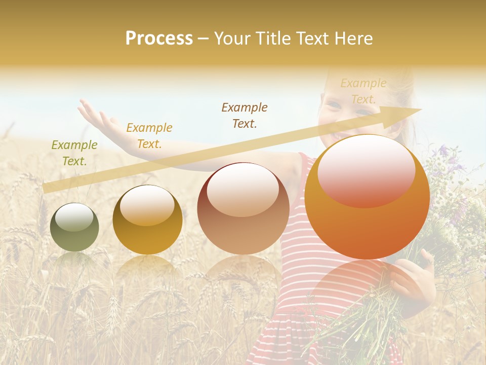 Grass Child Nature PowerPoint Template