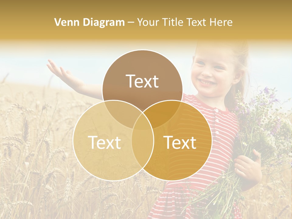 Grass Child Nature PowerPoint Template