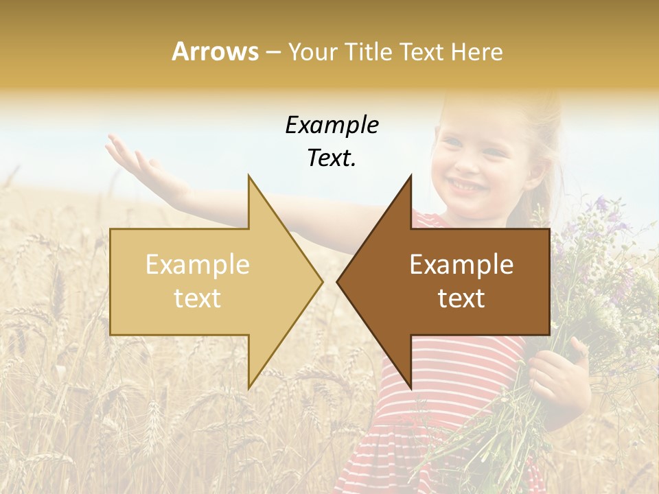 Grass Child Nature PowerPoint Template