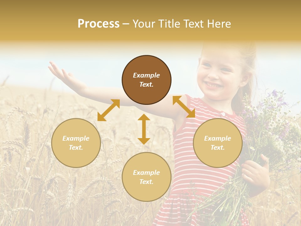 Grass Child Nature PowerPoint Template
