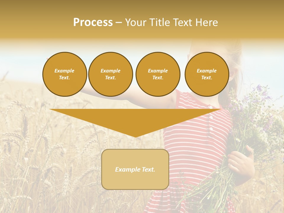 Grass Child Nature PowerPoint Template