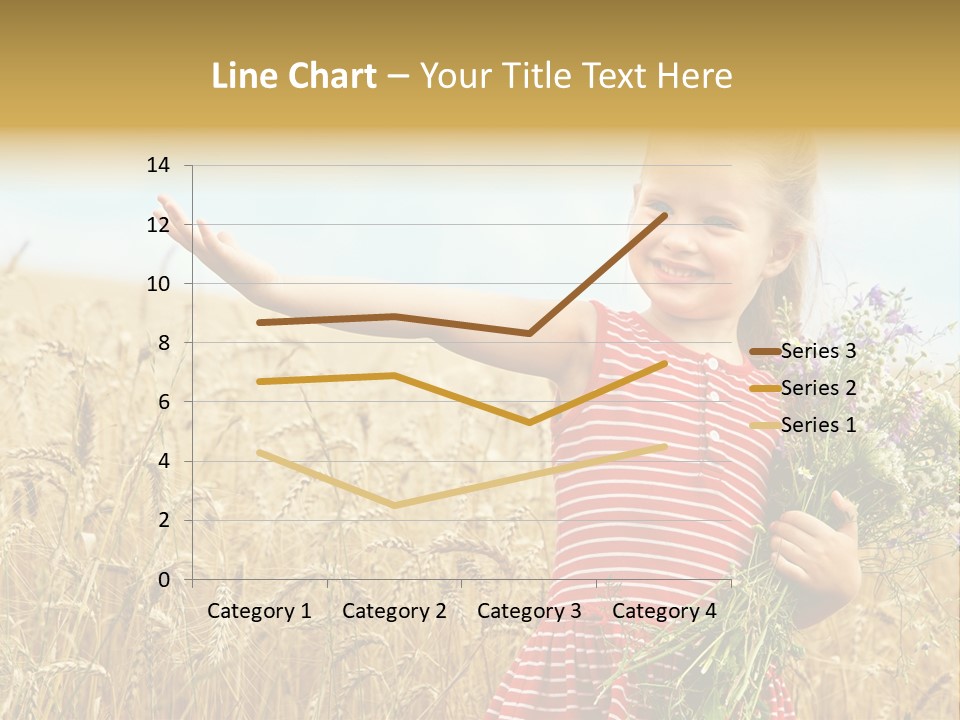 Grass Child Nature PowerPoint Template