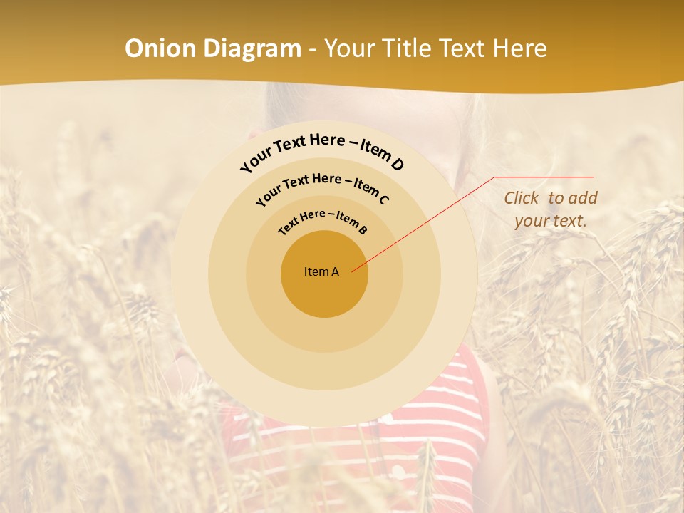 Wheat Spring Landscape PowerPoint Template