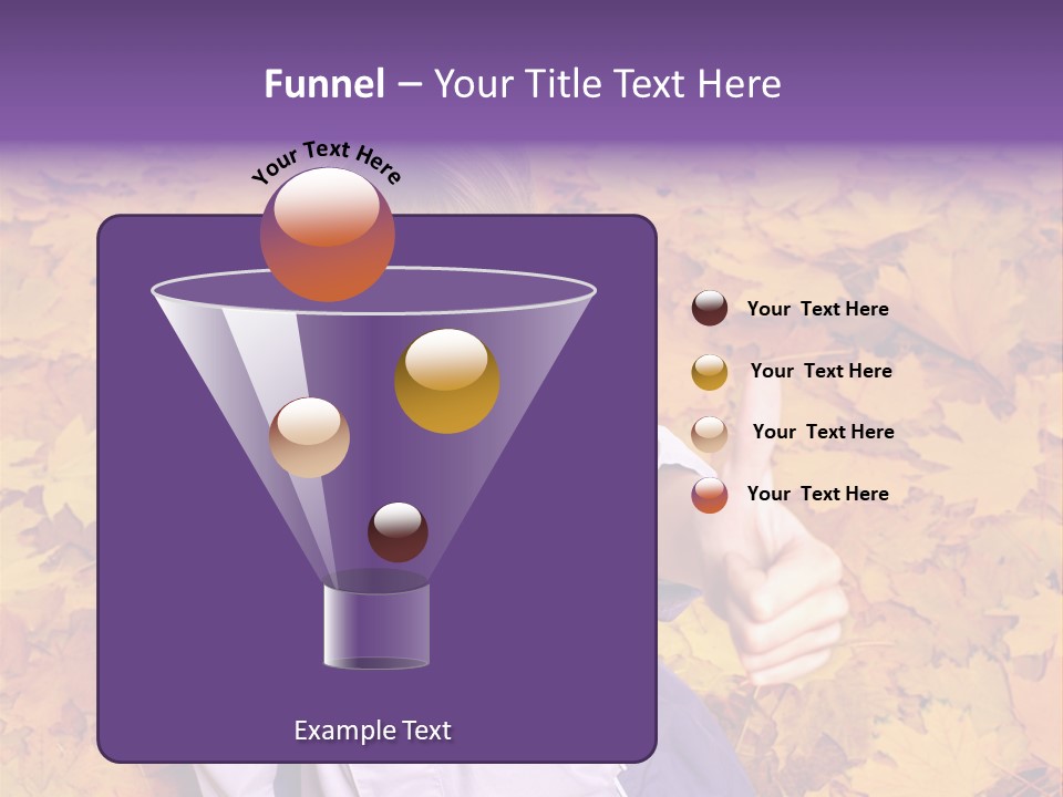 Maple Leaf Long Hair PowerPoint Template