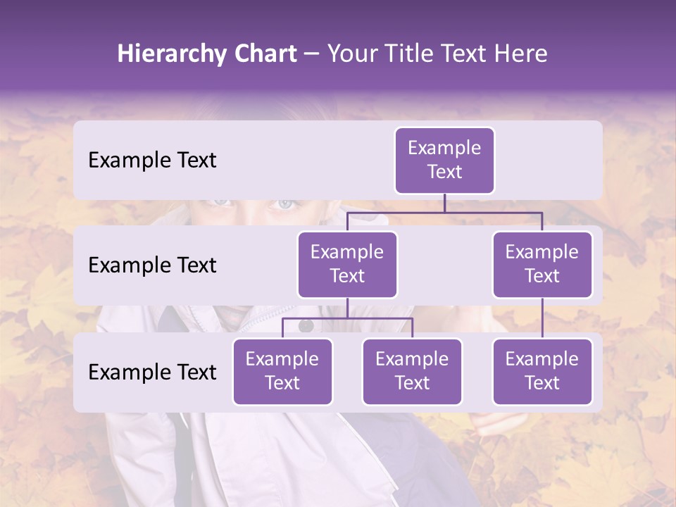 Maple Leaf Long Hair PowerPoint Template