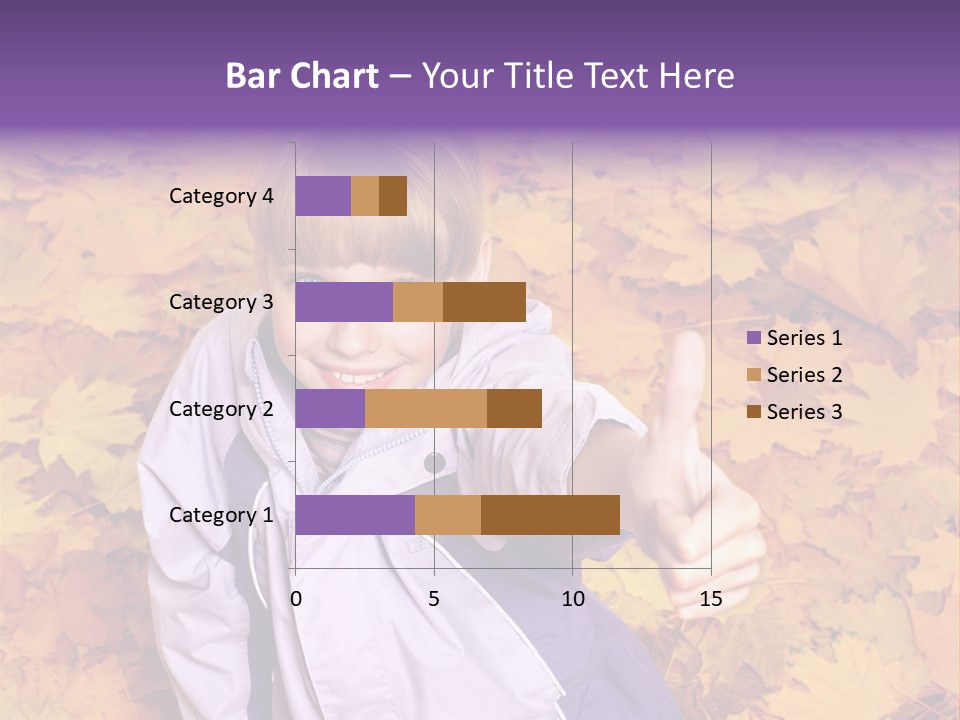 Maple Leaf Long Hair PowerPoint Template