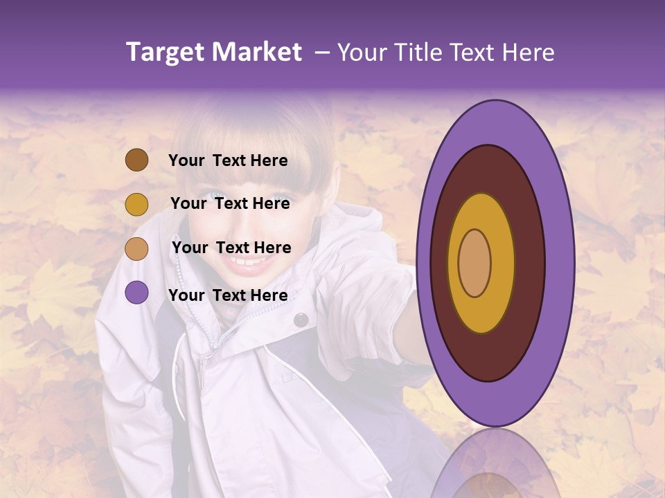 Maple Leaf Long Hair PowerPoint Template