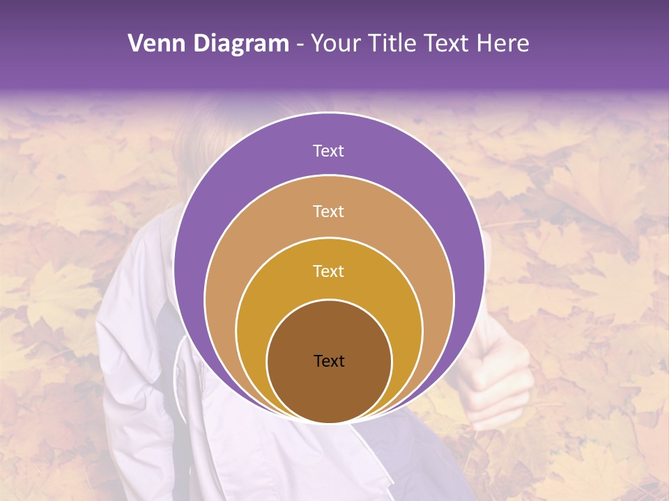 Maple Leaf Long Hair PowerPoint Template