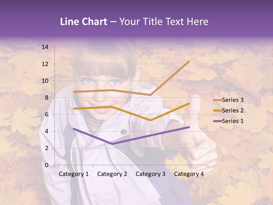 Maple Leaf Long Hair PowerPoint Template