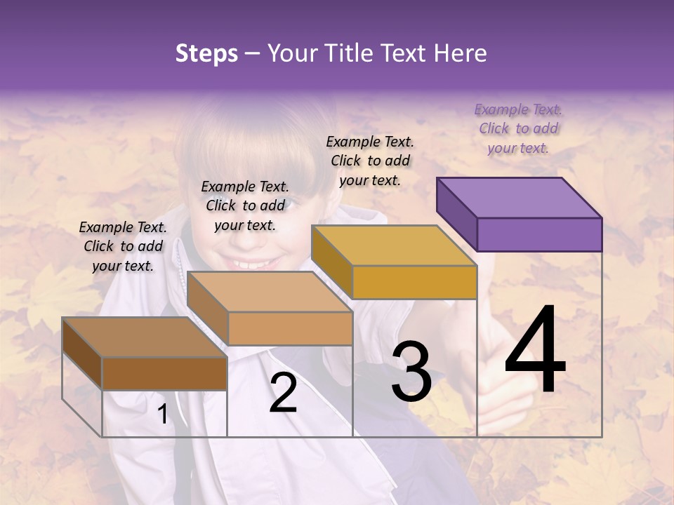 Maple Leaf Long Hair PowerPoint Template