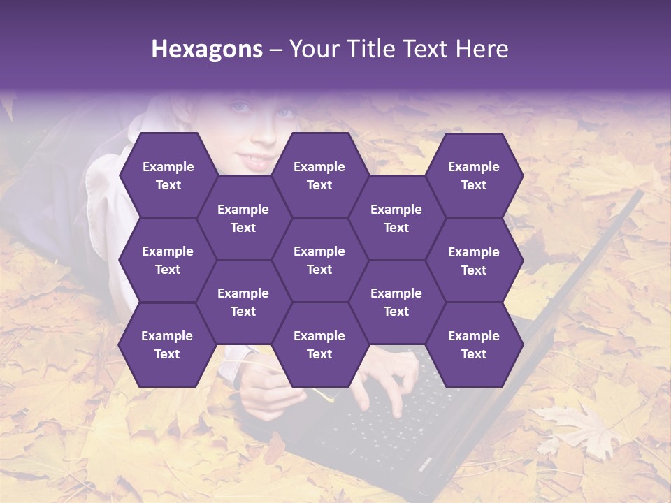 Learning Group Girl PowerPoint Template