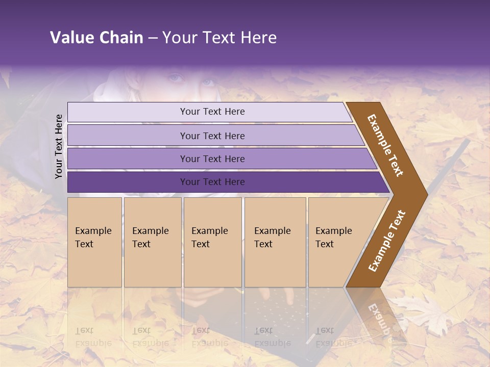 Learning Group Girl PowerPoint Template