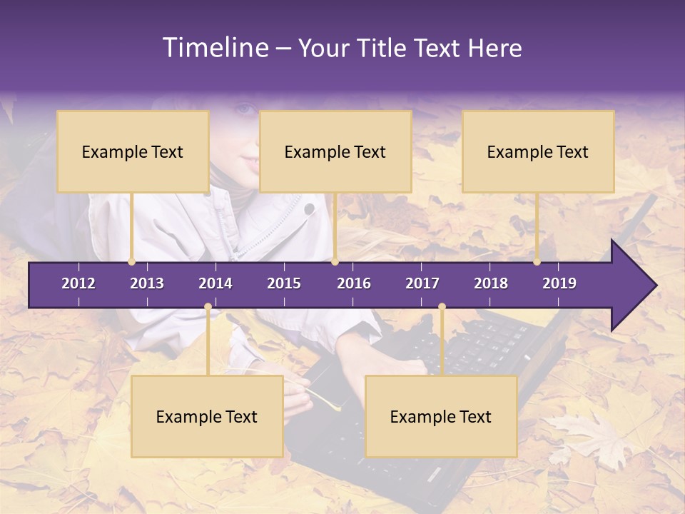 Learning Group Girl PowerPoint Template