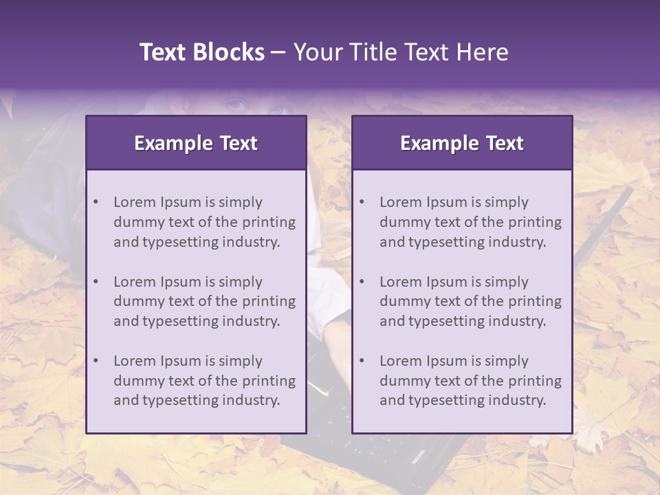 Learning Group Girl PowerPoint Template