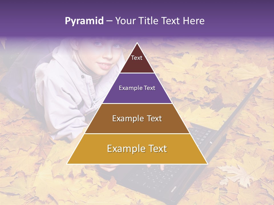 Learning Group Girl PowerPoint Template