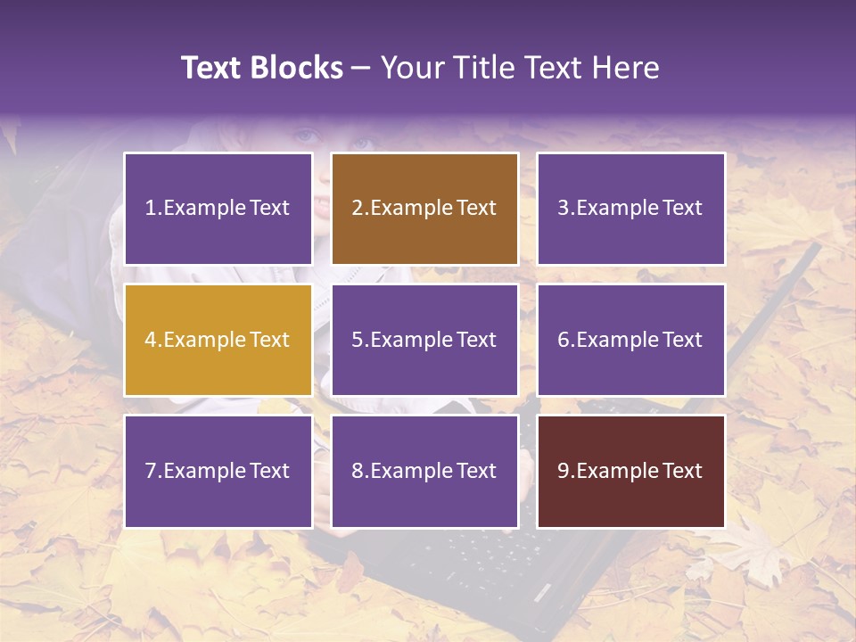 Learning Group Girl PowerPoint Template