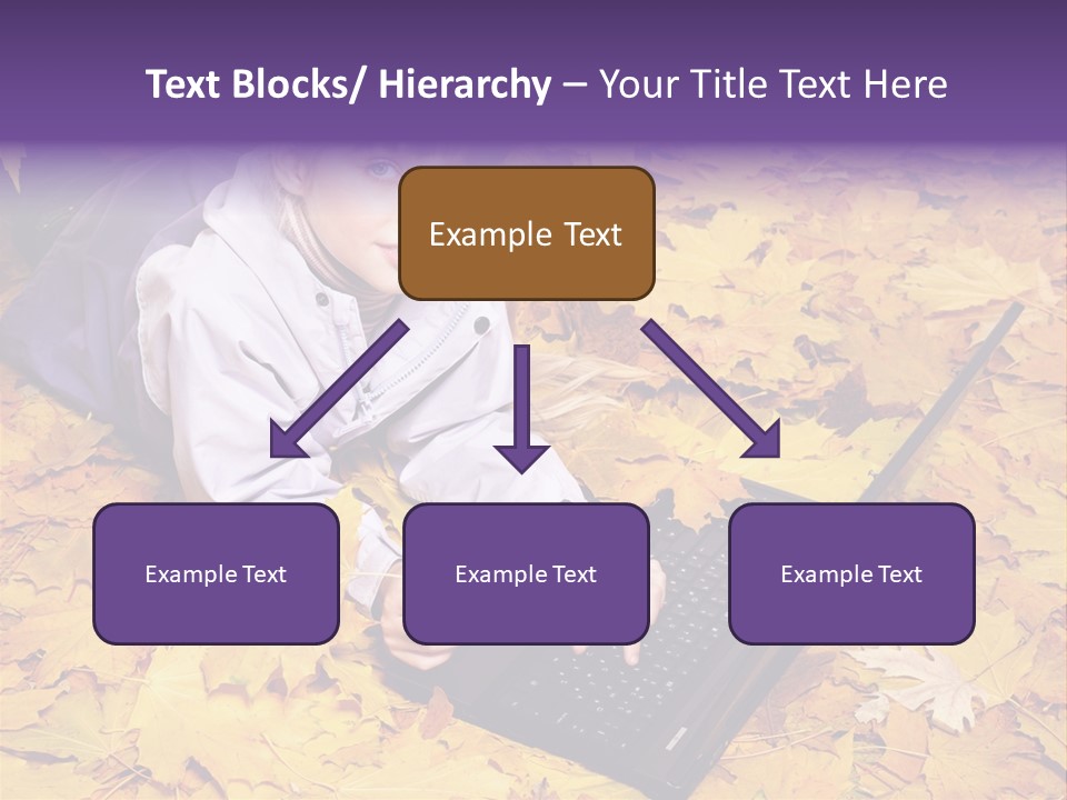 Learning Group Girl PowerPoint Template