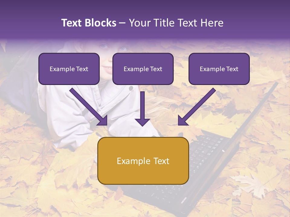 Learning Group Girl PowerPoint Template