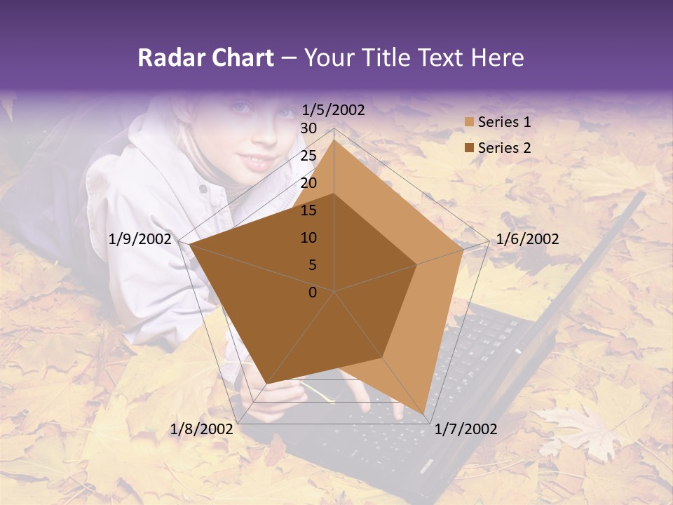 Learning Group Girl PowerPoint Template