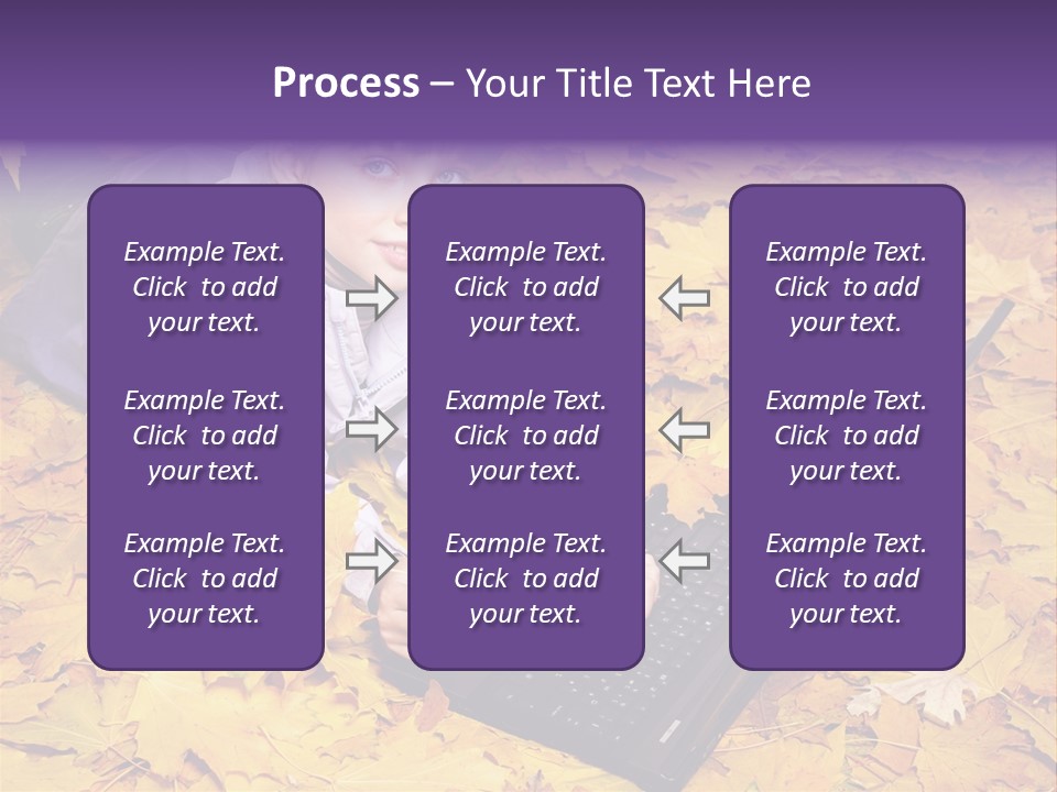 Learning Group Girl PowerPoint Template