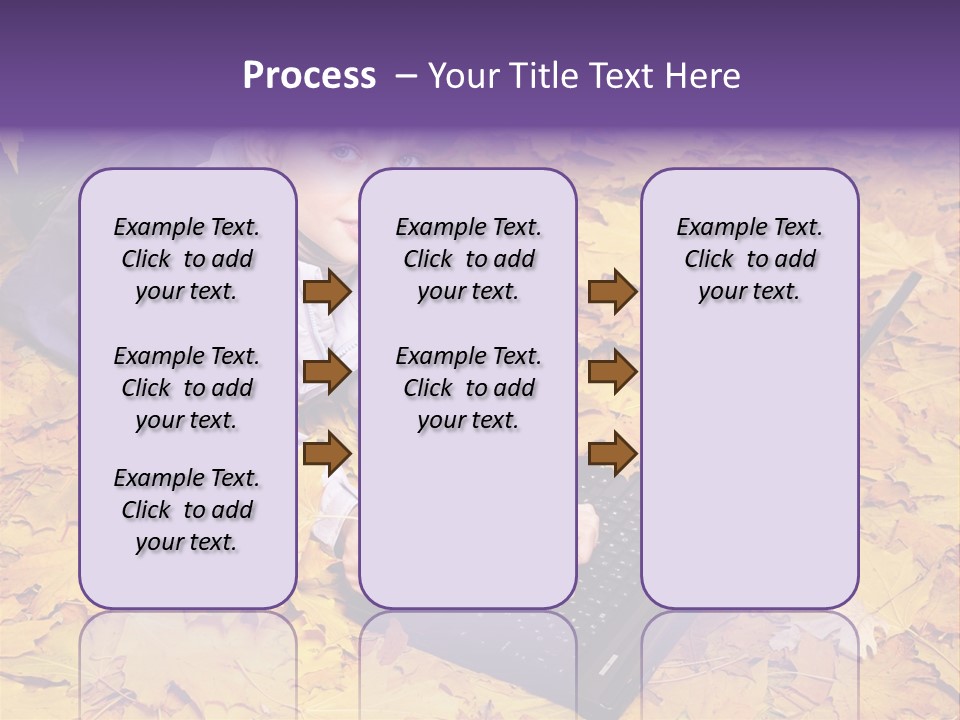 Learning Group Girl PowerPoint Template