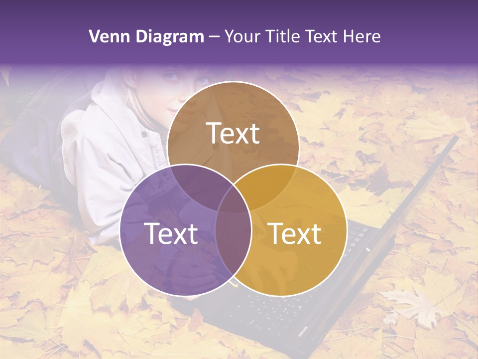 Learning Group Girl PowerPoint Template