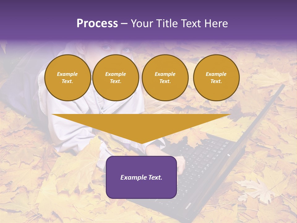 Learning Group Girl PowerPoint Template