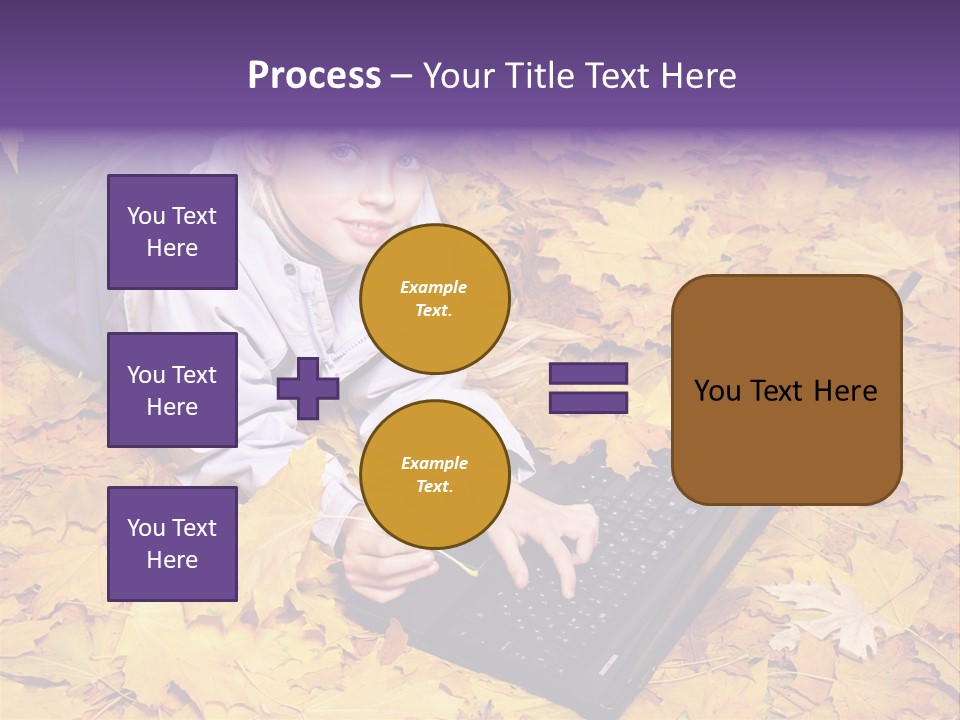 Learning Group Girl PowerPoint Template