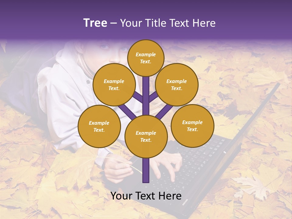 Learning Group Girl PowerPoint Template