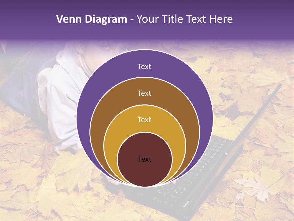 Learning Group Girl PowerPoint Template