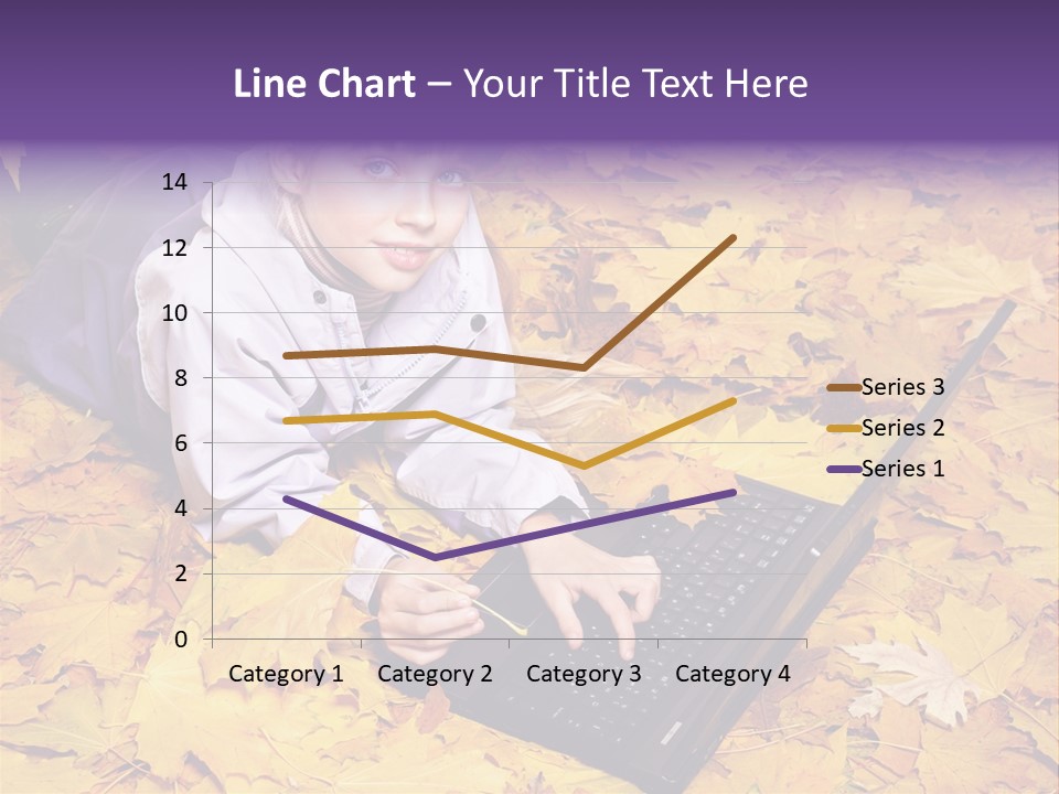 Learning Group Girl PowerPoint Template