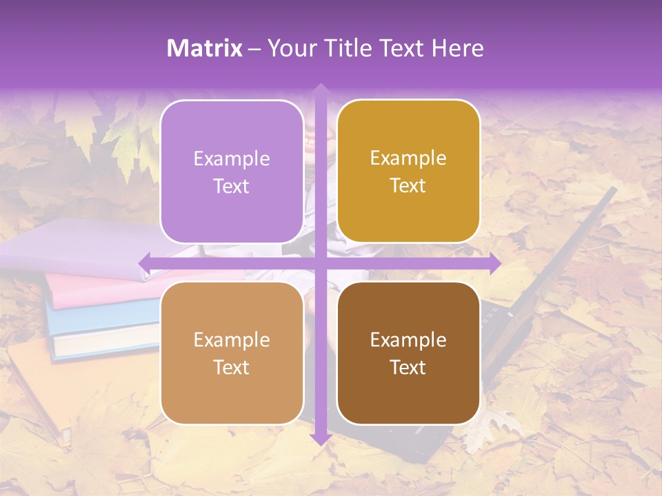 Blond Little Girl Schoolgirl PowerPoint Template