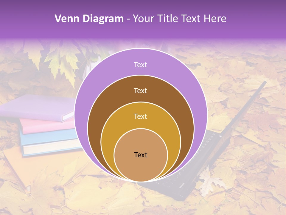 Blond Little Girl Schoolgirl PowerPoint Template