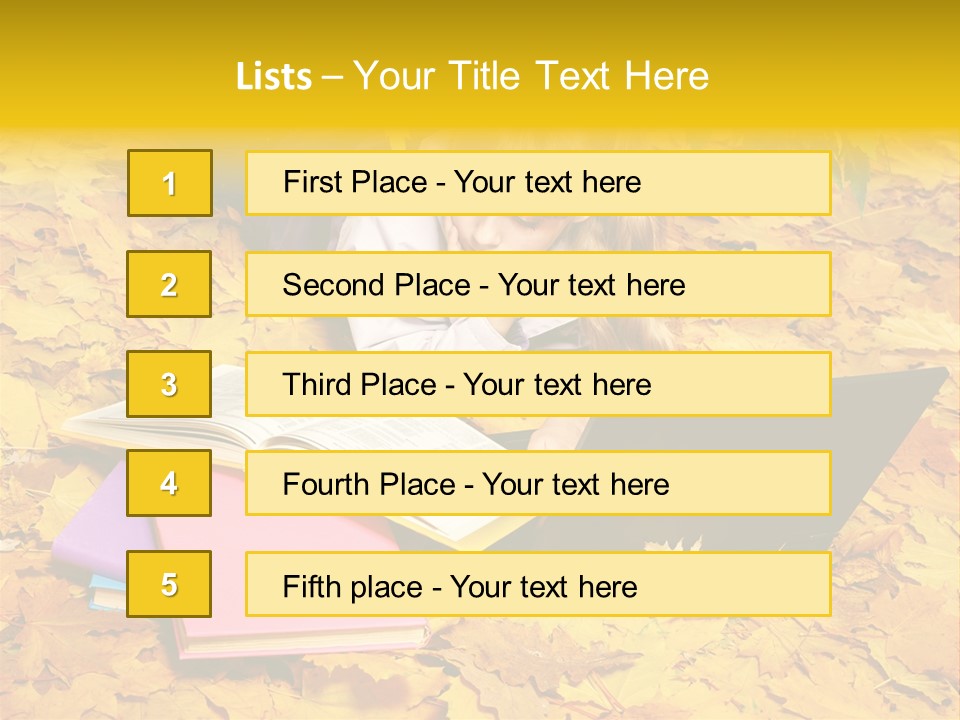Yellow Smile Relaxation PowerPoint Template