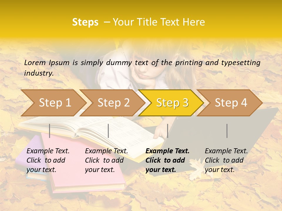 Yellow Smile Relaxation PowerPoint Template