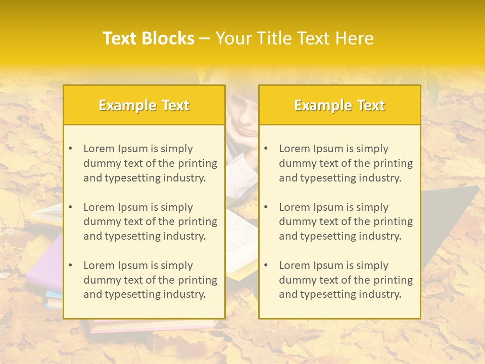 Yellow Smile Relaxation PowerPoint Template