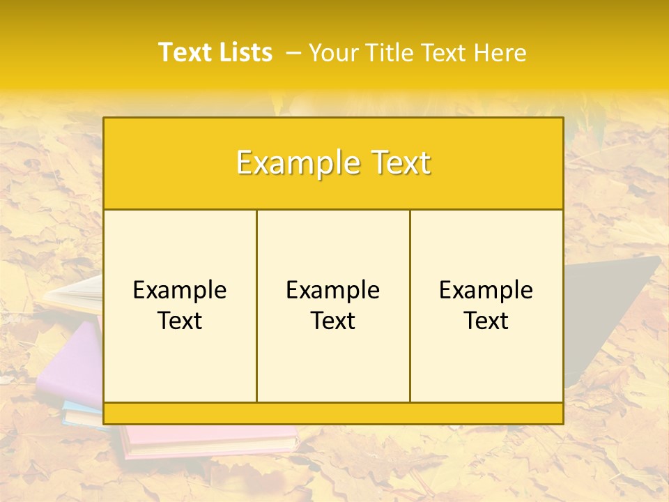 Yellow Smile Relaxation PowerPoint Template