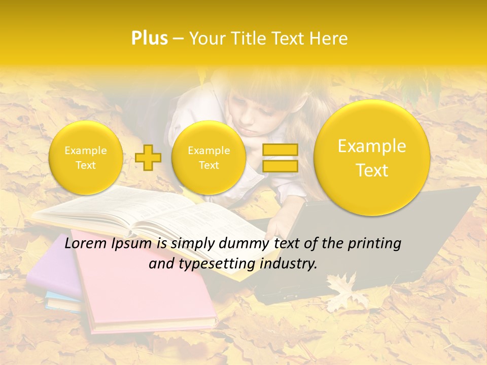 Yellow Smile Relaxation PowerPoint Template