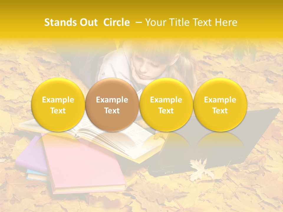 Yellow Smile Relaxation PowerPoint Template
