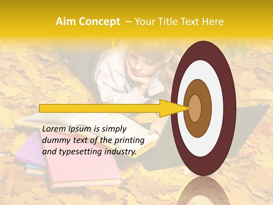 Yellow Smile Relaxation PowerPoint Template