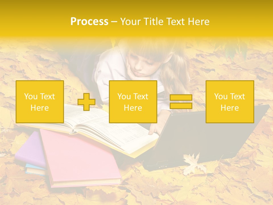 Yellow Smile Relaxation PowerPoint Template