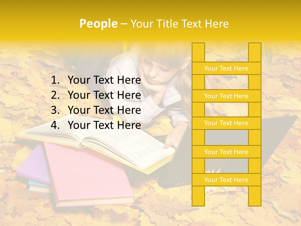 Yellow Smile Relaxation PowerPoint Template