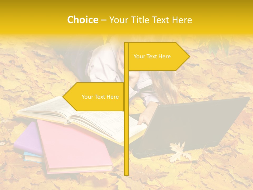 Yellow Smile Relaxation PowerPoint Template