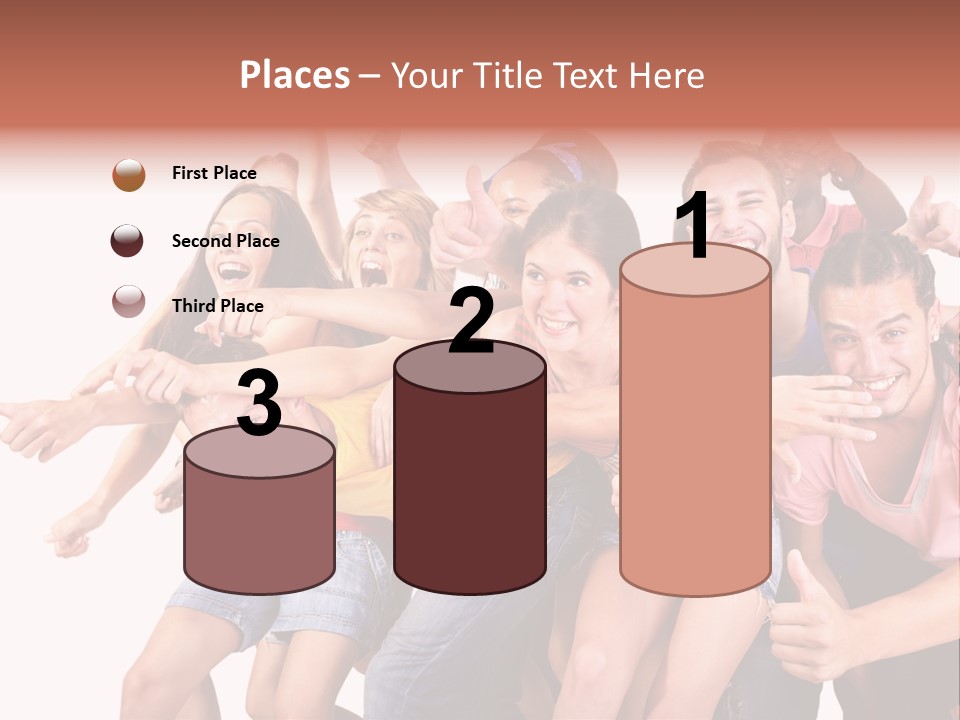 Male Young Woman Girl PowerPoint Template