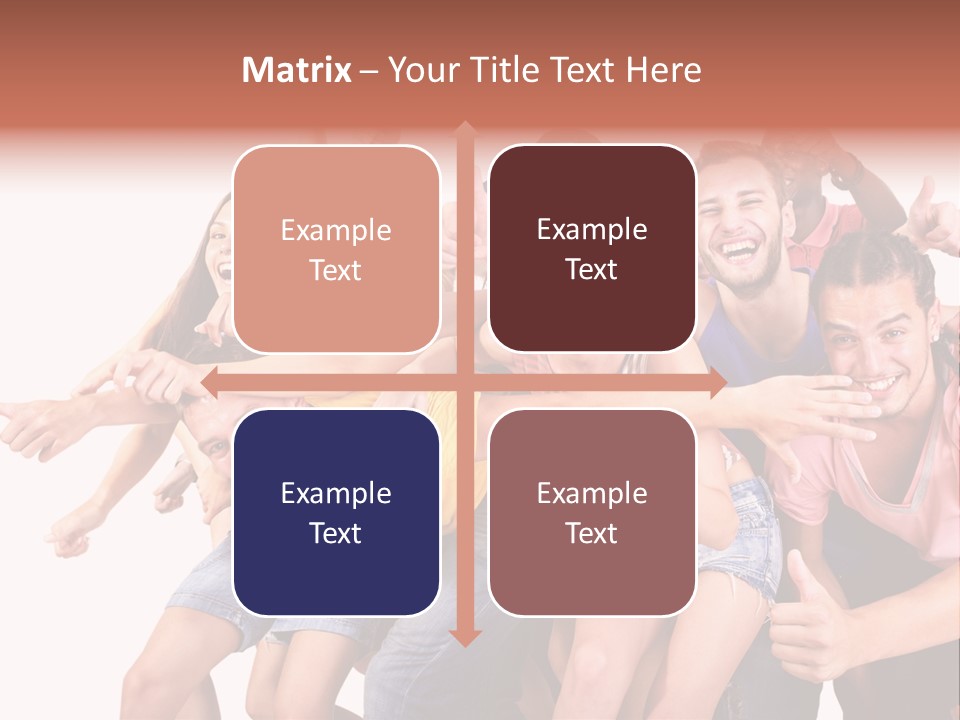 Male Young Woman Girl PowerPoint Template