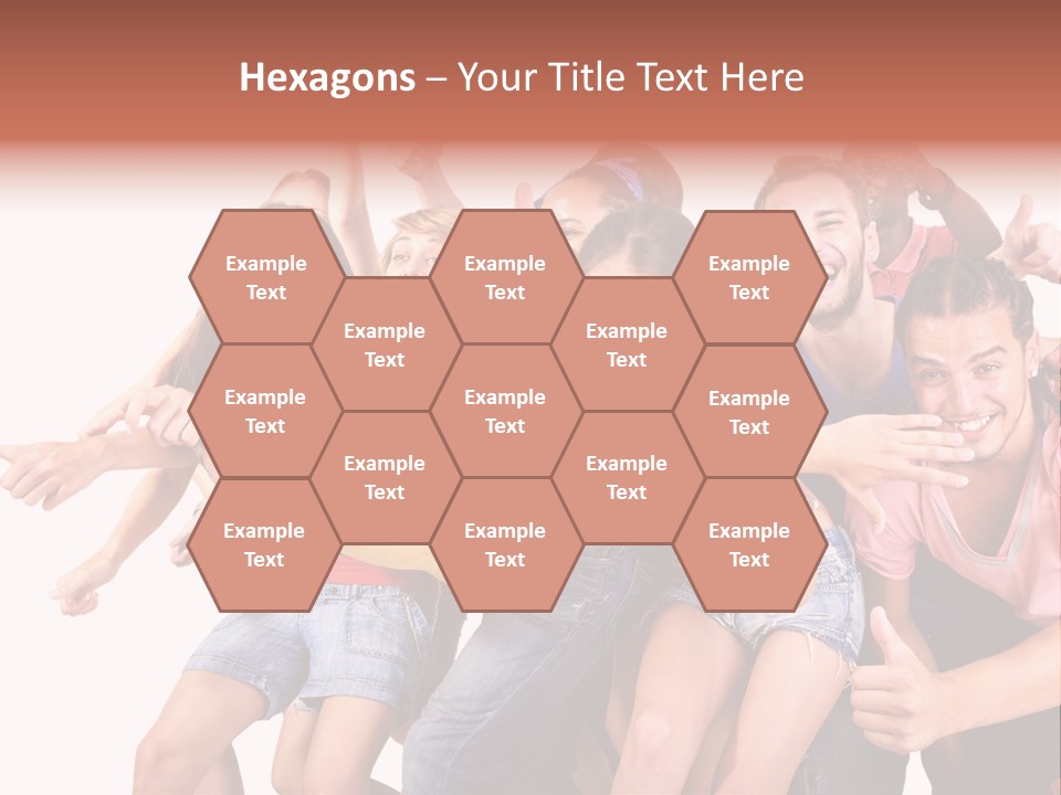 Male Young Woman Girl PowerPoint Template