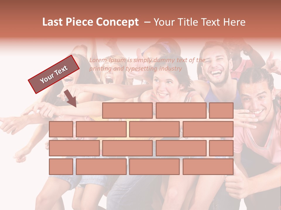 Male Young Woman Girl PowerPoint Template