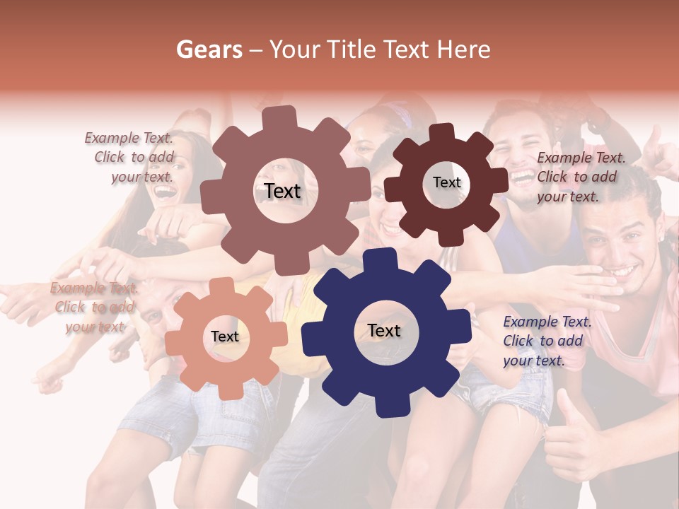 Male Young Woman Girl PowerPoint Template