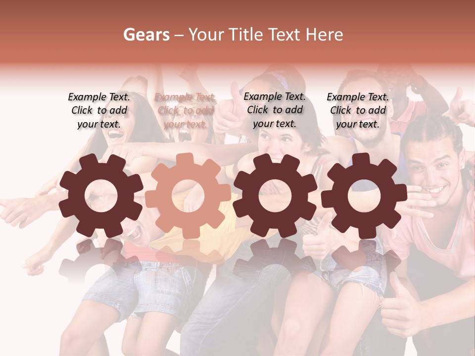 Male Young Woman Girl PowerPoint Template