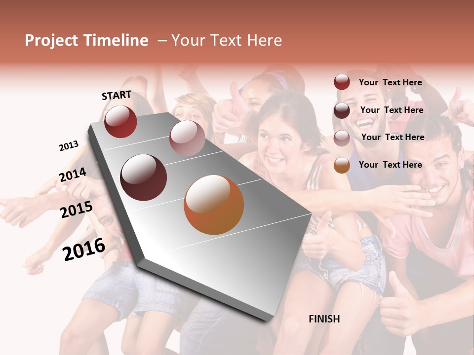 Male Young Woman Girl PowerPoint Template